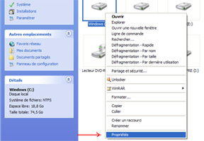selectionnez proprit